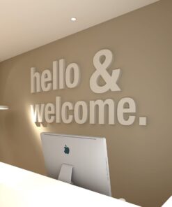 Hello & Welcome Office Design 3D